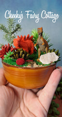 Cute Dinosaur themescape garden with green crystal and prehistoric greenery. Imagination play, creative play for kids. Great gift ideas.