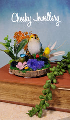 Fairy wren Garden centrepiece