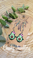 Food character hook earrings