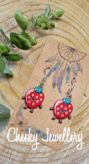 Food character hook earrings