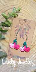 Food character hook earrings