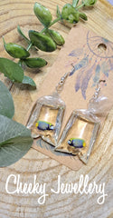 Goldfish Character earrings