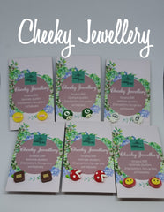 Mario character Stud earrings