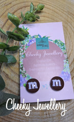 M&M's Stud earrings
