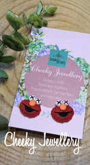 Seasame sleeping Stud earrings
