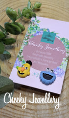 Seasame sleeping Stud earrings
