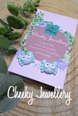 Cute crab mix ems Stud earrings