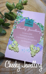 Cute crab mix ems Stud earrings