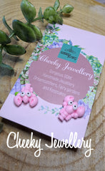 Cute crab mix ems Stud earrings