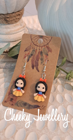 Princess character Dangly earrings