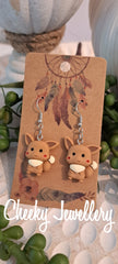 Pokemon character Dangly earrings