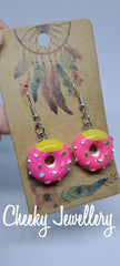 Doughnut Dangly earrings