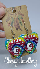Ouija board dangly earrings