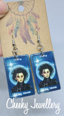 Horror Dangly earrings, goth earrings