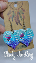 Horror bright dangly earrings