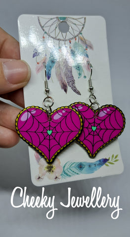 Horror bright earrings