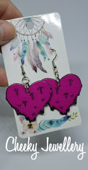 Horror bright earrings