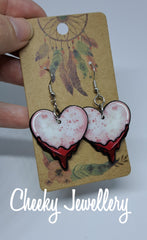 Horror bright earrings
