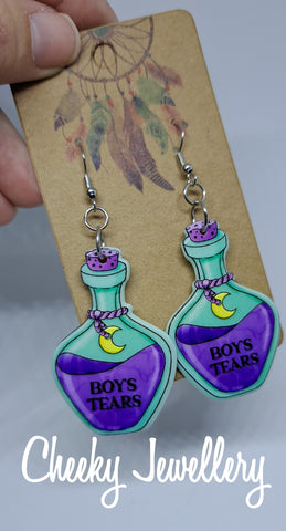 Horror bright earrings