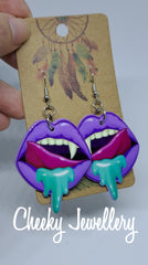 Horror bright earrings