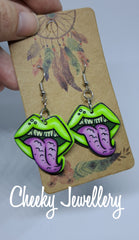 Horror Zombie dangly earrings