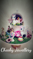 Unicorn and fairy centrepiece