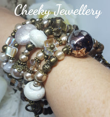 Ladies memory wire bracelet