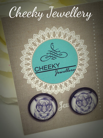Tiger earrings