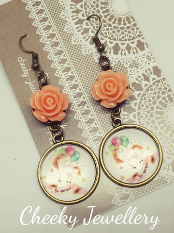 Unicorn earrings