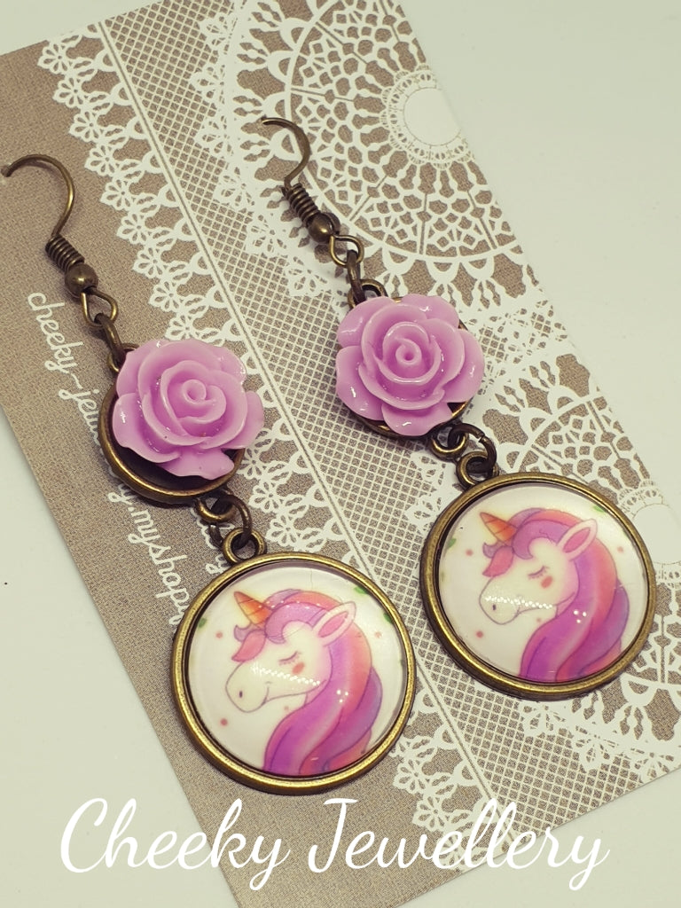 Unicorn earrings