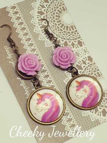Unicorn earrings