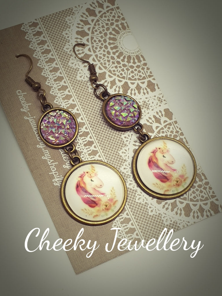 Unicorn earrings