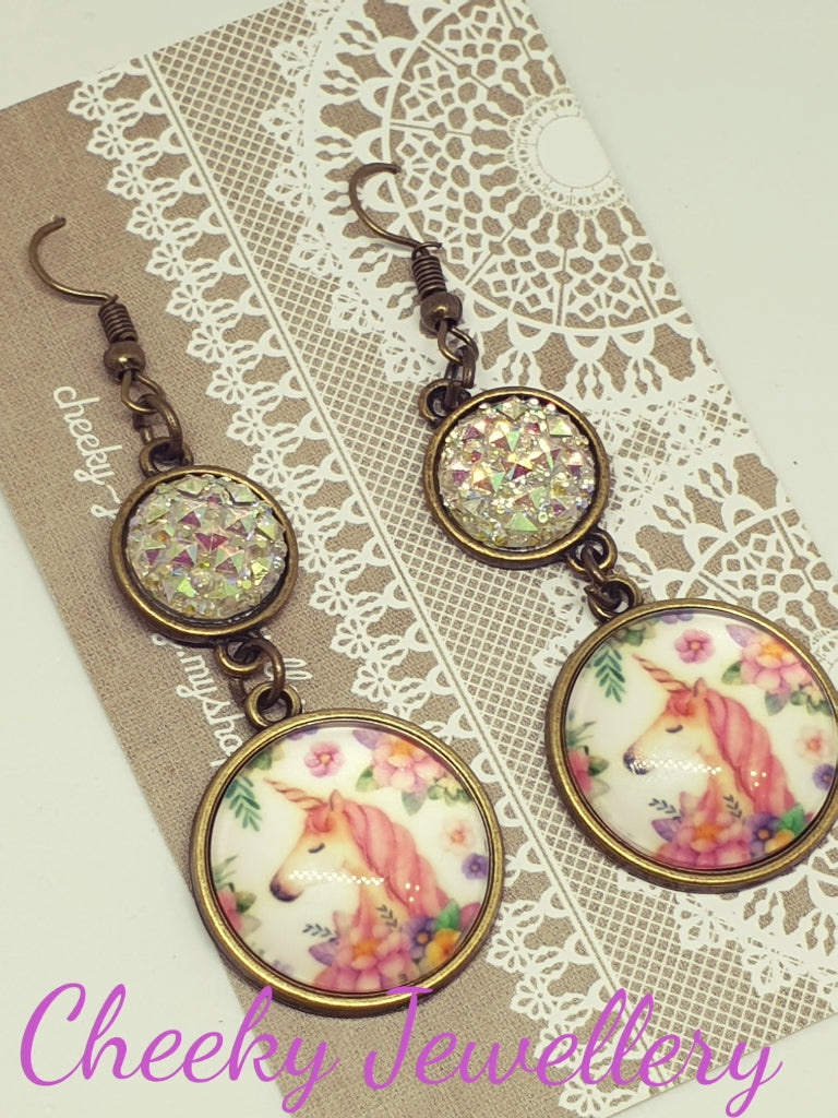 Unicorn earrings