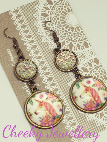 Unicorn earrings