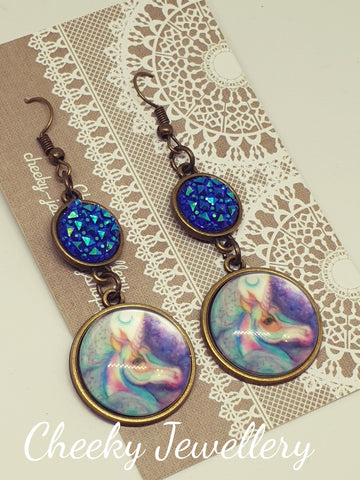 Unicorn earrings