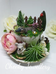 Down under- cute Australian fairy garden
