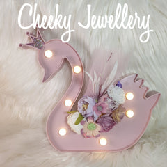 Floral Swan Light