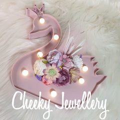 Floral Swan Light