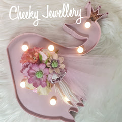 Floral Swan Night Light