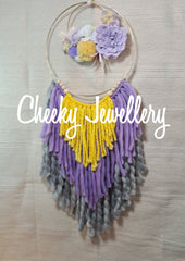 Floral wall hanging