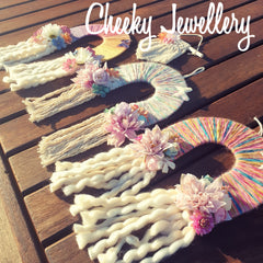 Rainbow pastel wall hanging