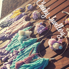 Floral wall hanging