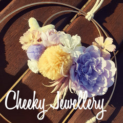 Floral wall hanging