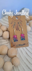 OMBRE Gummi Bear Character earrings
