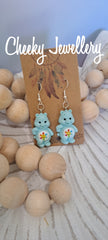 Character earrings carebears