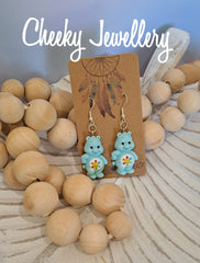 Character earrings carebears