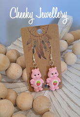 Boucles d'oreilles personnage bisounours