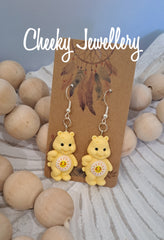 Character earrings carebears