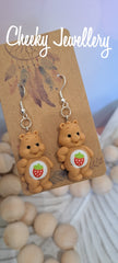 Character earrings carebears