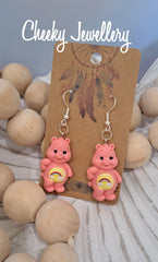 Character earrings carebears